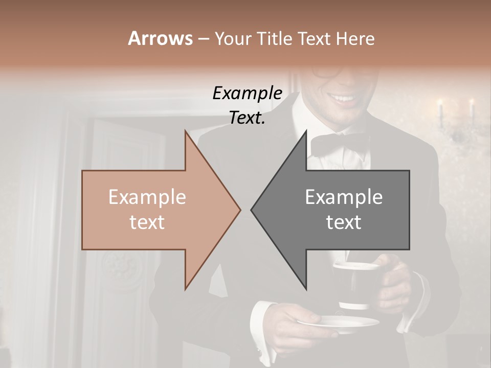 Hair Coffee European PowerPoint Template