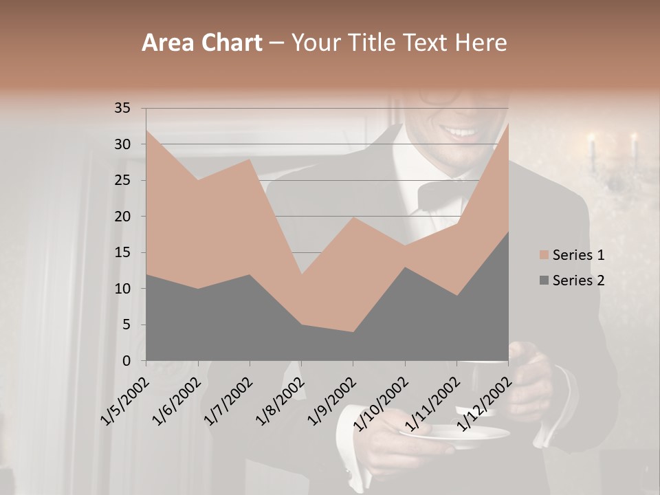 Hair Coffee European PowerPoint Template