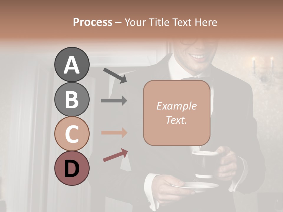 Hair Coffee European PowerPoint Template