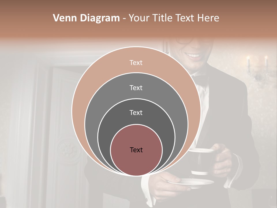 Hair Coffee European PowerPoint Template