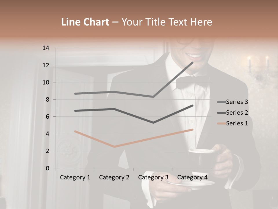 Hair Coffee European PowerPoint Template
