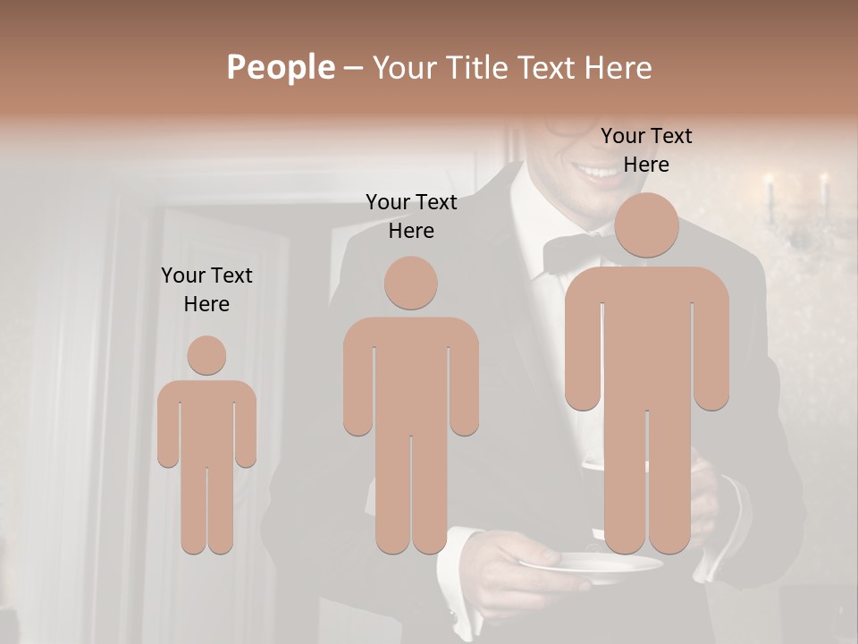 Hair Coffee European PowerPoint Template