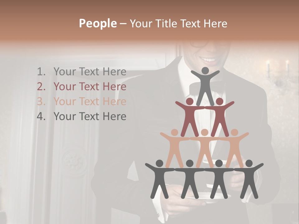 Hair Coffee European PowerPoint Template