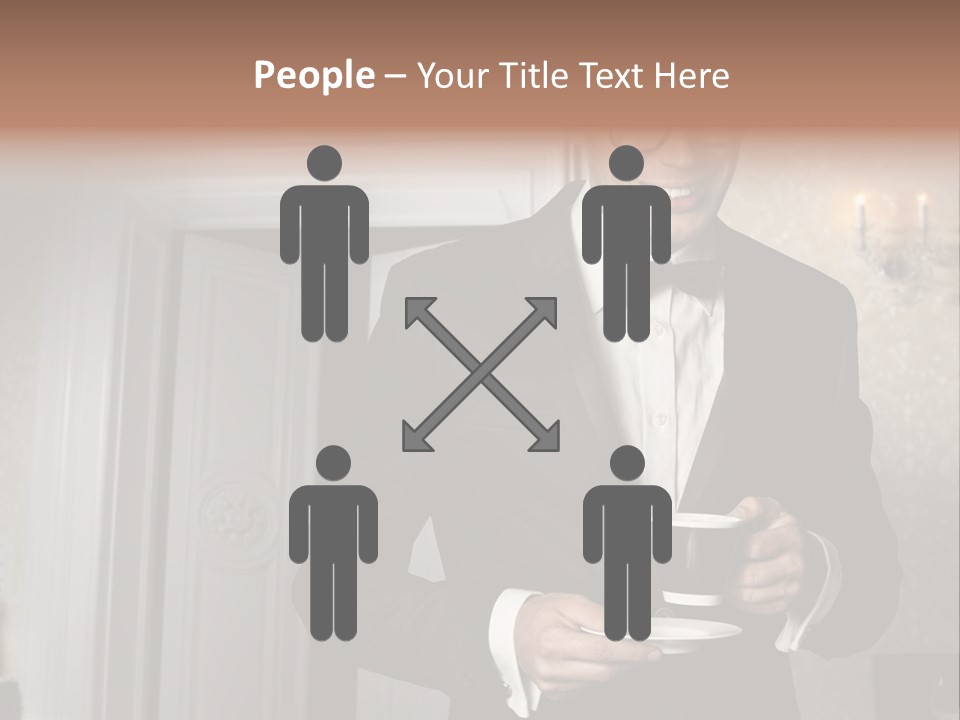 Hair Coffee European PowerPoint Template