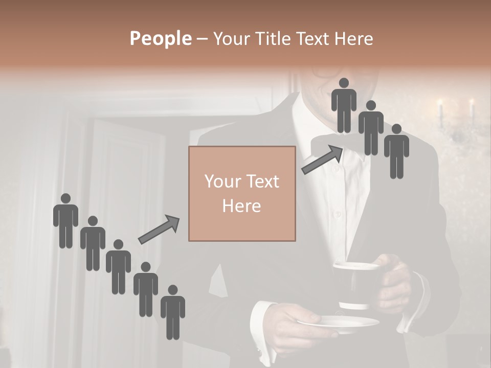 Hair Coffee European PowerPoint Template