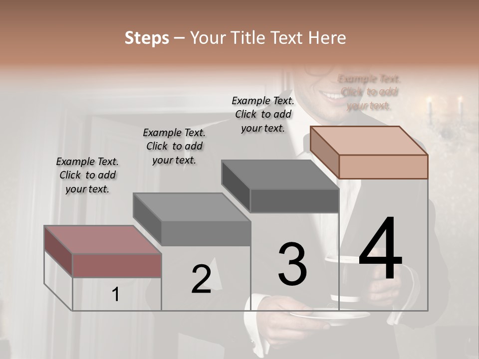 Hair Coffee European PowerPoint Template