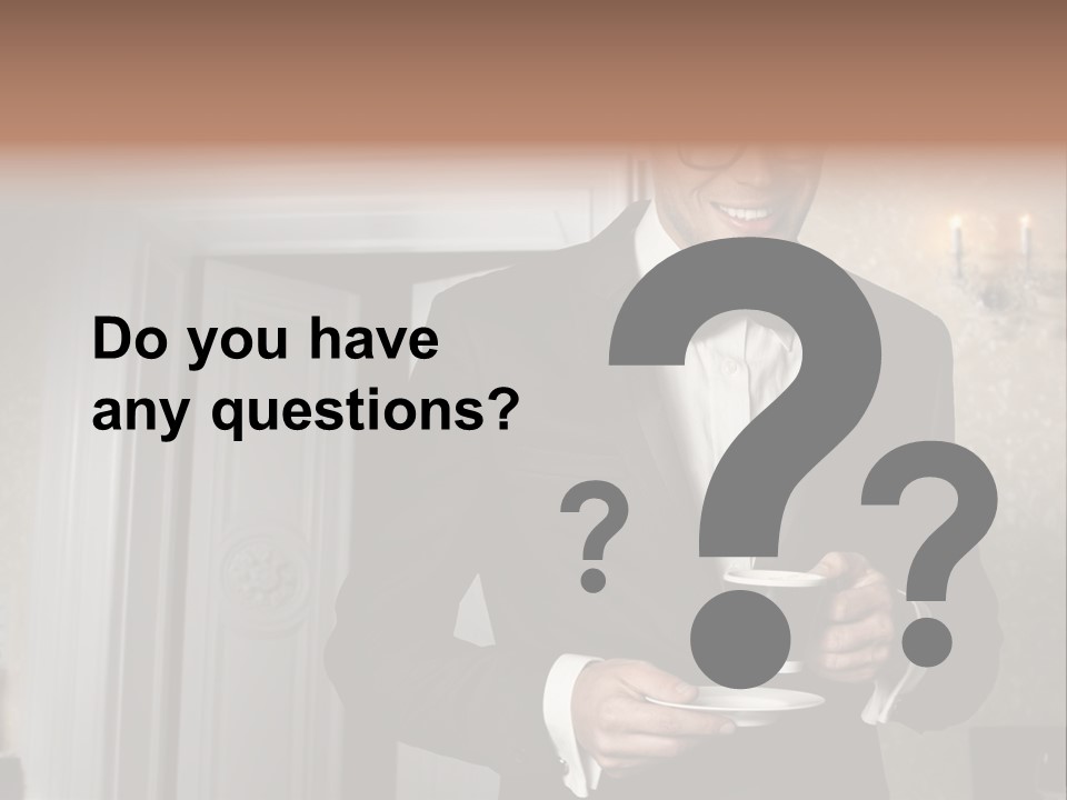 Hair Coffee European PowerPoint Template