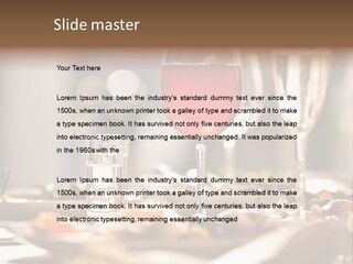 Food Silver Silverware PowerPoint Template
