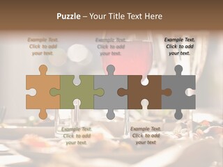 Food Silver Silverware PowerPoint Template