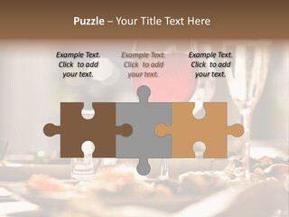 Food Silver Silverware PowerPoint Template