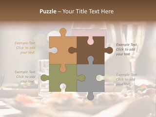 Food Silver Silverware PowerPoint Template