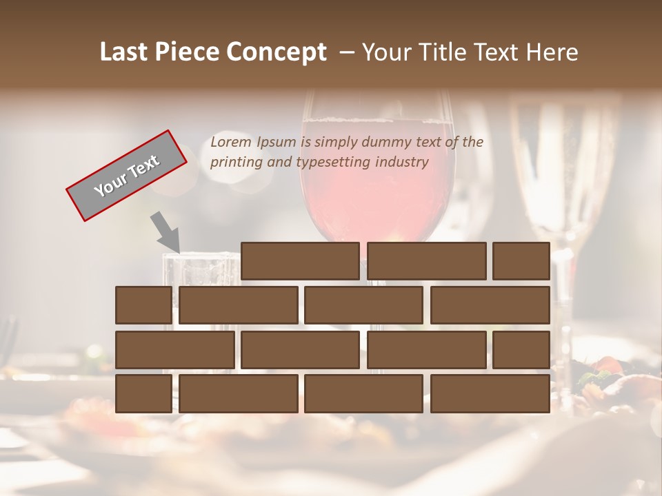 Food Silver Silverware PowerPoint Template