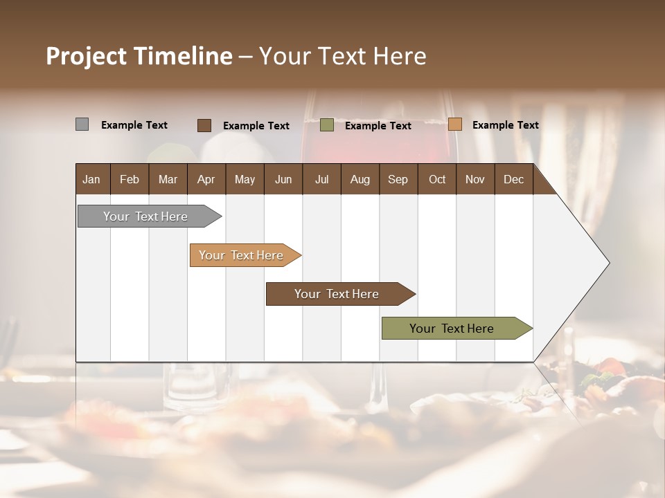Food Silver Silverware PowerPoint Template