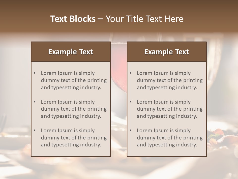 Food Silver Silverware PowerPoint Template