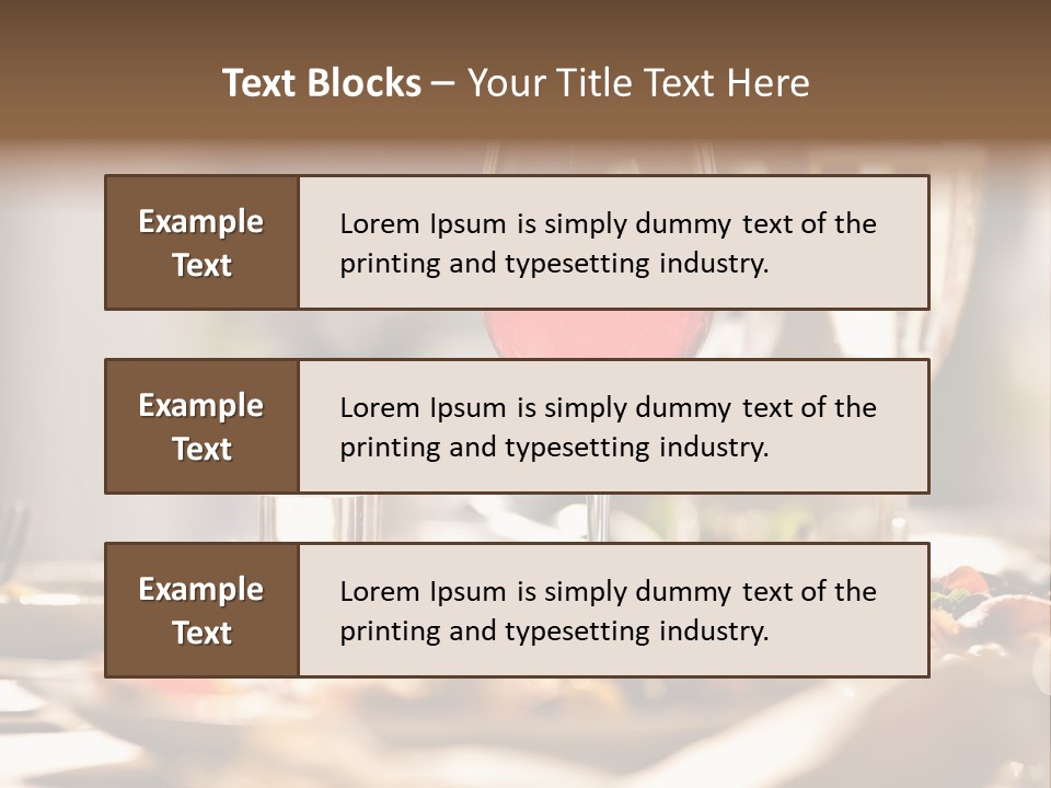 Food Silver Silverware PowerPoint Template