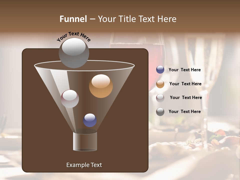 Food Silver Silverware PowerPoint Template