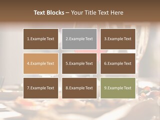 Food Silver Silverware PowerPoint Template