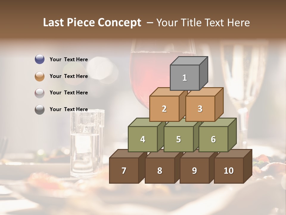 Food Silver Silverware PowerPoint Template