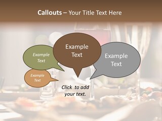 Food Silver Silverware PowerPoint Template