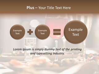 Food Silver Silverware PowerPoint Template