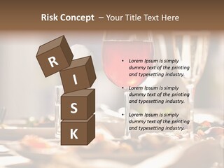 Food Silver Silverware PowerPoint Template