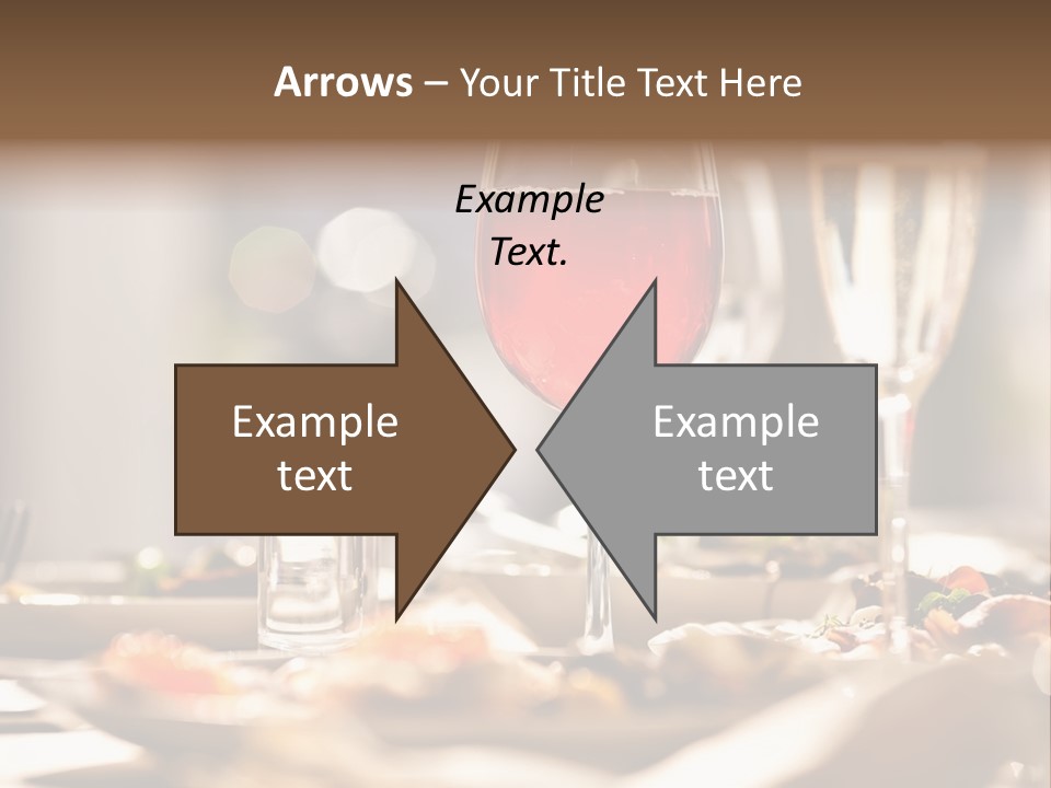 Food Silver Silverware PowerPoint Template