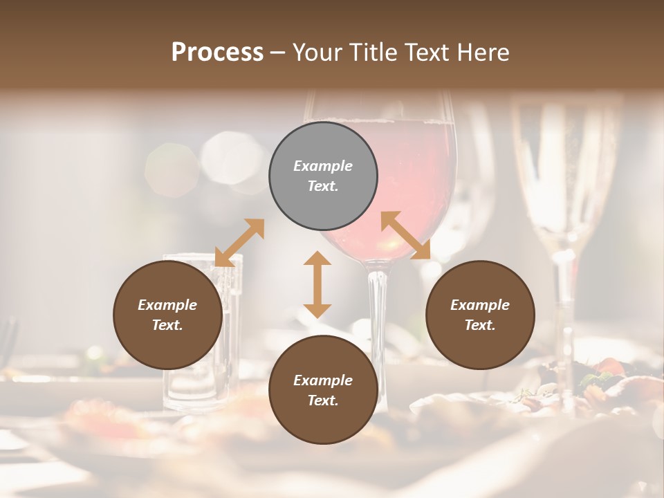 Food Silver Silverware PowerPoint Template