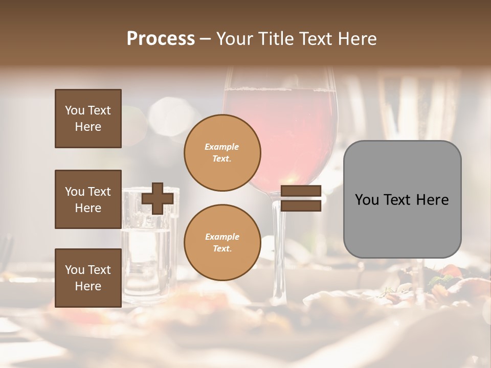 Food Silver Silverware PowerPoint Template