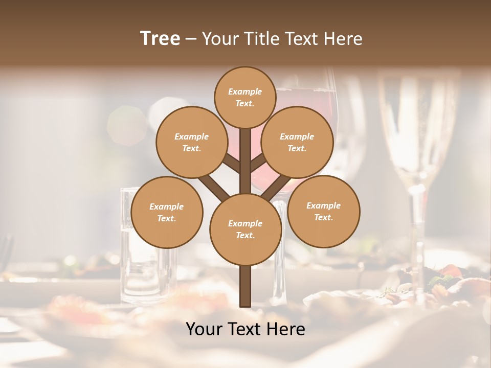 Food Silver Silverware PowerPoint Template