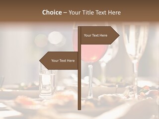 Food Silver Silverware PowerPoint Template
