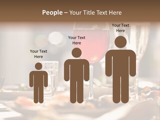 Food Silver Silverware PowerPoint Template