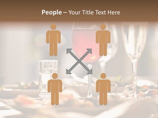 Food Silver Silverware PowerPoint Template