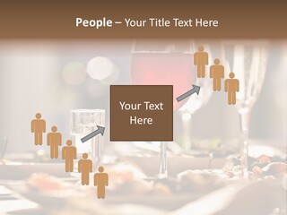 Food Silver Silverware PowerPoint Template