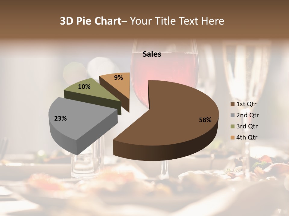 Food Silver Silverware PowerPoint Template