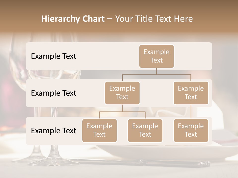 Empty White Wineglass PowerPoint Template