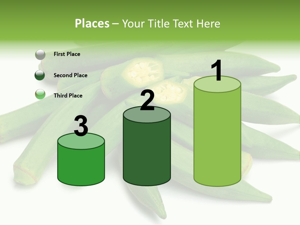 Vegetable Plural Number Green PowerPoint Template