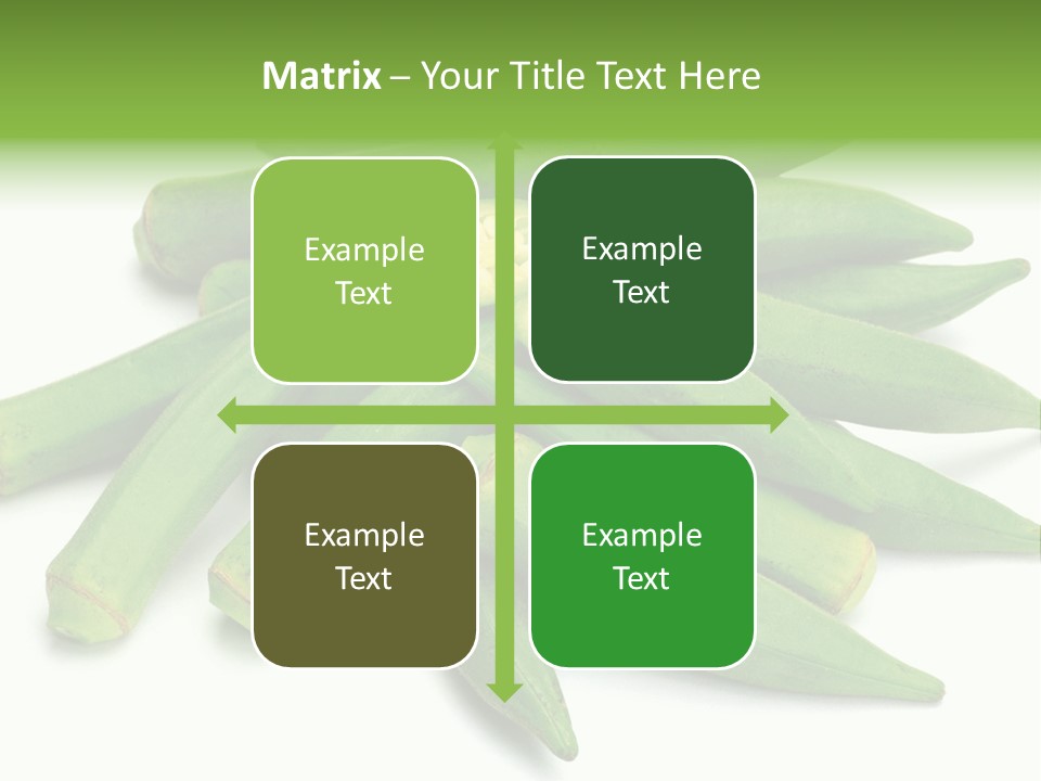 Vegetable Plural Number Green PowerPoint Template