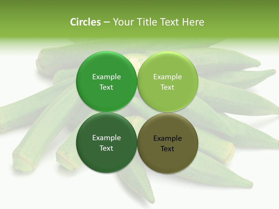 Vegetable Plural Number Green PowerPoint Template