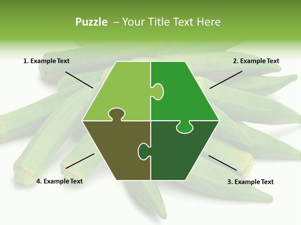 Vegetable Plural Number Green PowerPoint Template