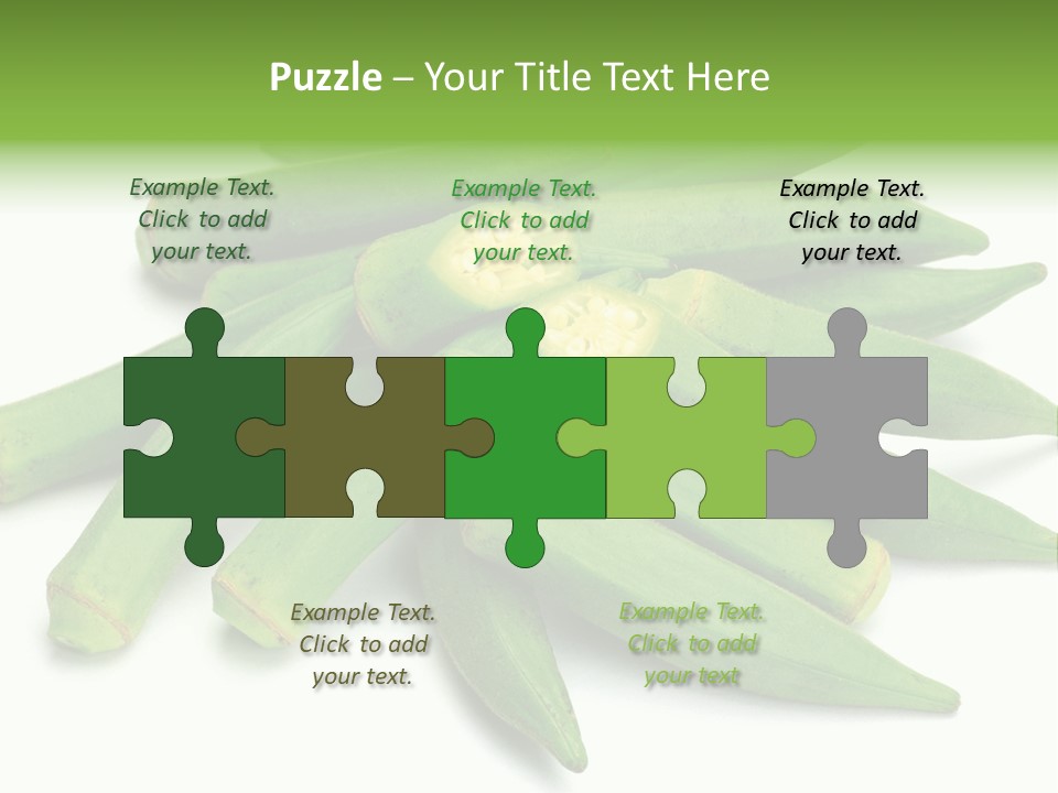 Vegetable Plural Number Green PowerPoint Template