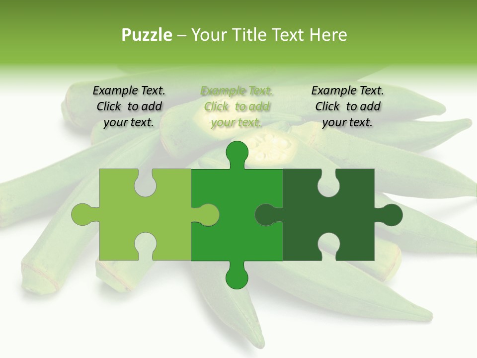 Vegetable Plural Number Green PowerPoint Template