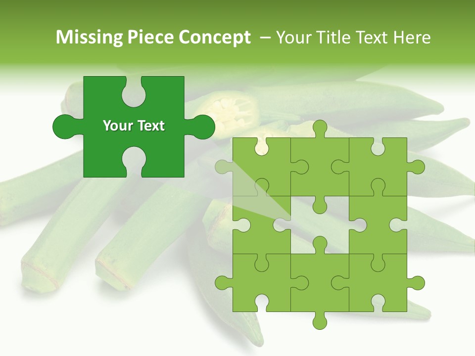 Vegetable Plural Number Green PowerPoint Template