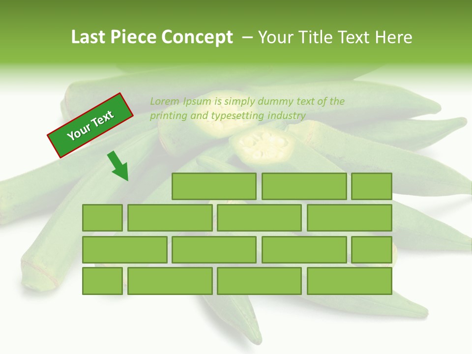 Vegetable Plural Number Green PowerPoint Template