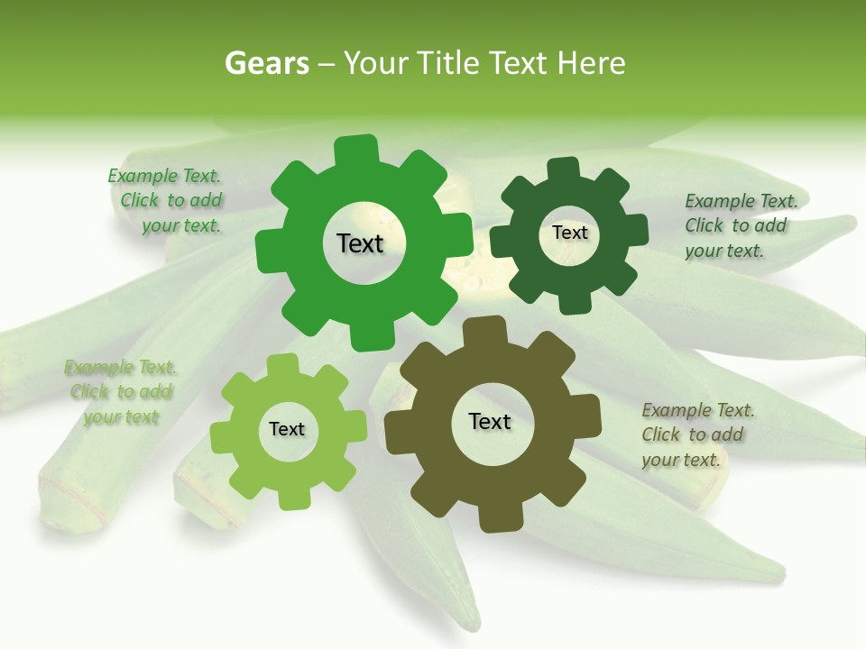 Vegetable Plural Number Green PowerPoint Template