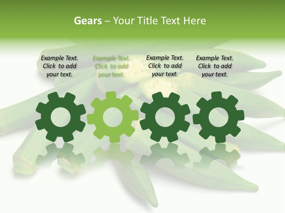 Vegetable Plural Number Green PowerPoint Template