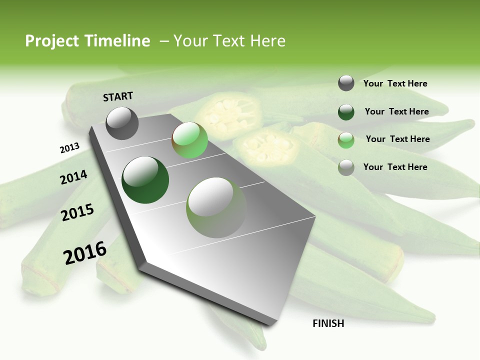 Vegetable Plural Number Green PowerPoint Template