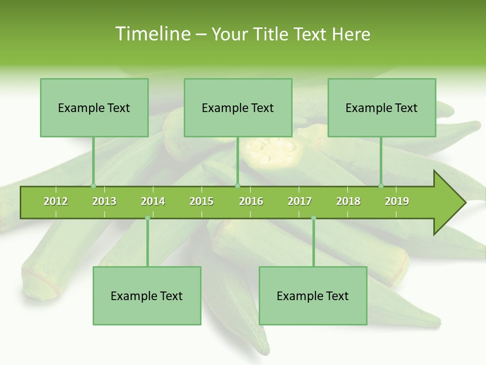 Vegetable Plural Number Green PowerPoint Template