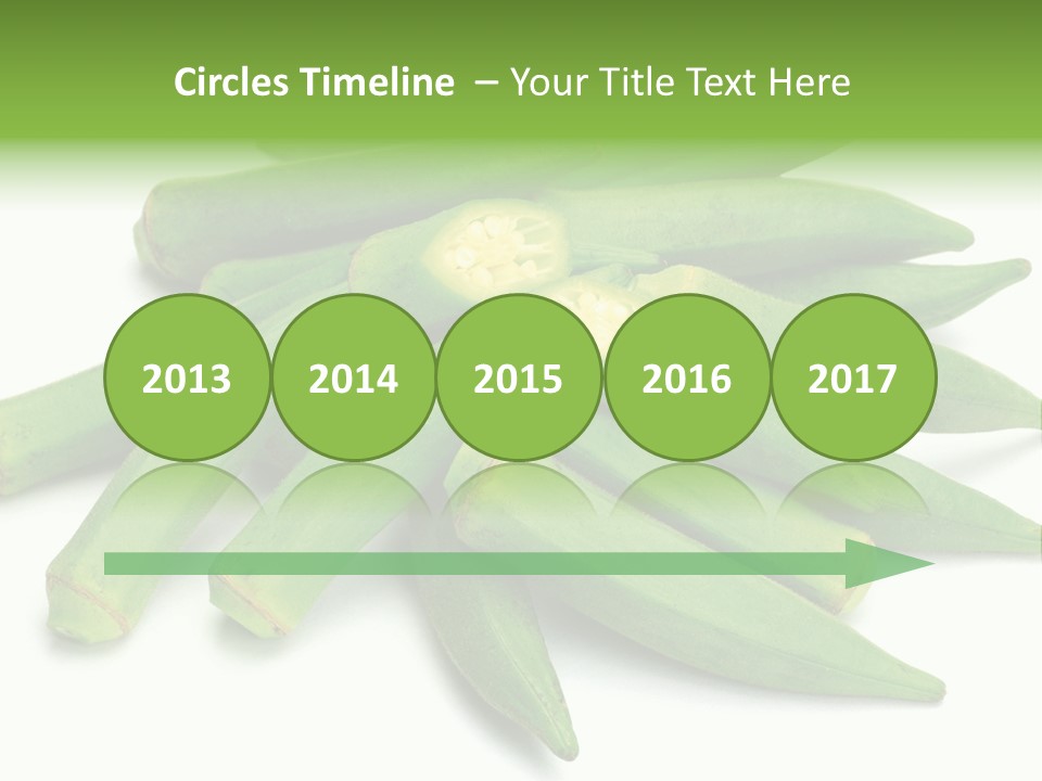 Vegetable Plural Number Green PowerPoint Template