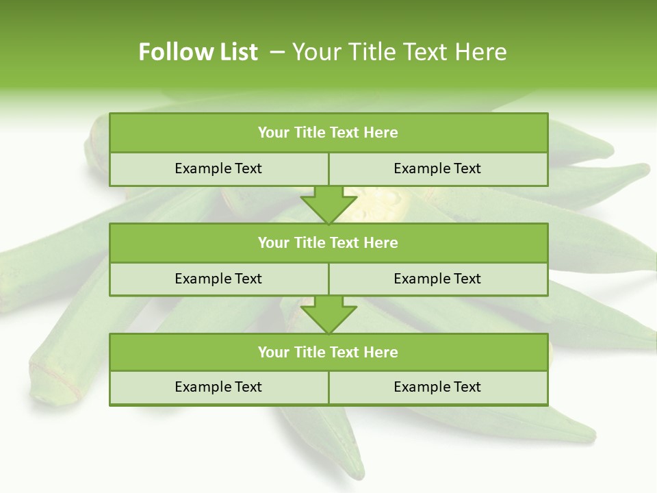 Vegetable Plural Number Green PowerPoint Template