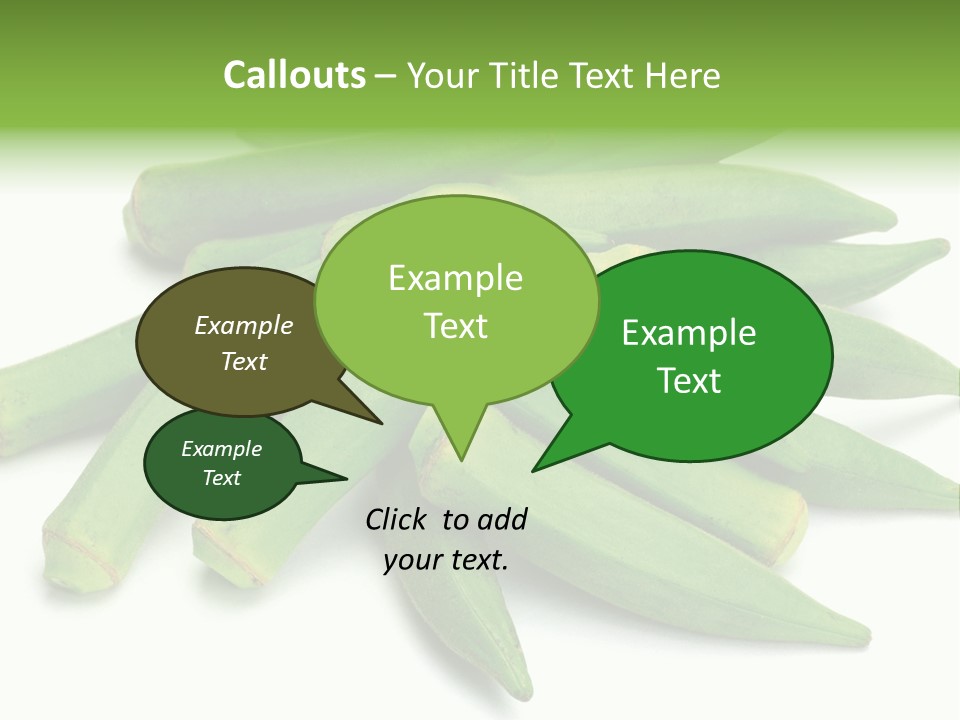 Vegetable Plural Number Green PowerPoint Template
